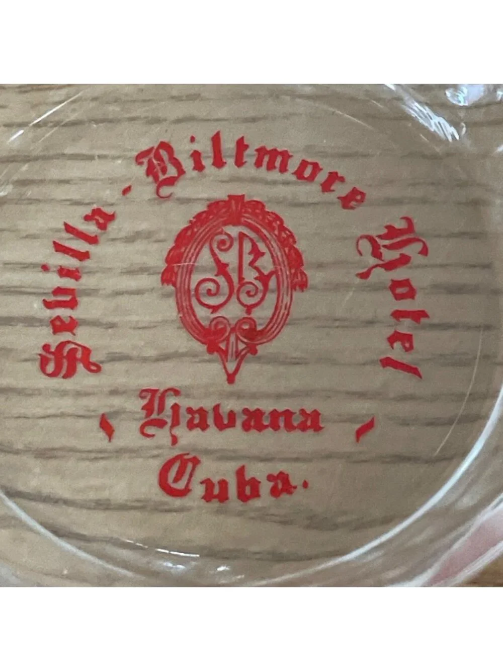 Sevilla-Biltmore Hotel Havana Cuba Ashtray Red Text Souvenir Cigar Tobaccianna